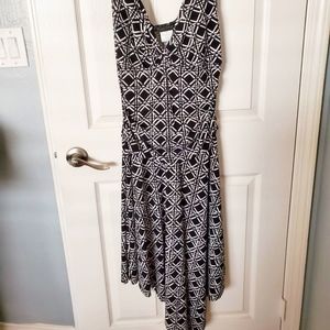 Black & White Geometric Dress